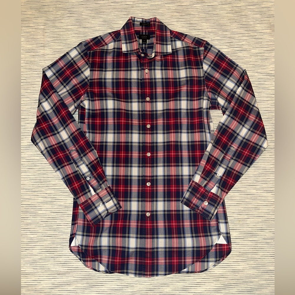 J. CREW Men’s Plaid Dress Shirt